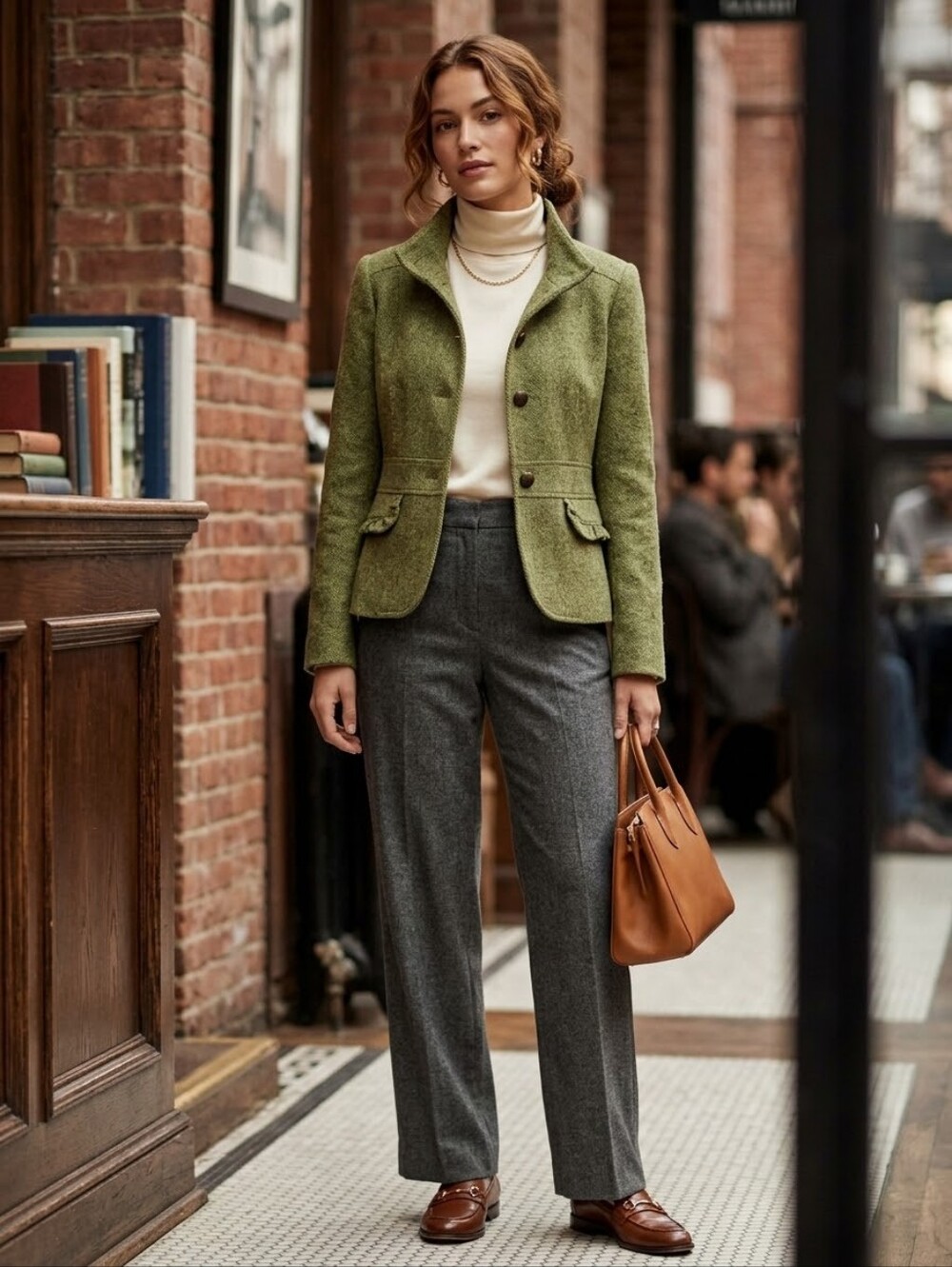 J. Crew Tailored Tweed 100% Wool Blazer